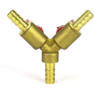 Scotch Connecteur De Tuyau 3 Voies Séparateur, Alliage De Laiton Et De Zinc, 8 Mm Valve À Bille Pour Eau, Huile Et Gaz Pour Arrosage De Jardin(1 Pièce) - Publicité Scotch Connecteur De Tuyau 3 Voies Séparateur, Alliage De Laiton Et De Zinc, 8 Mm Valve À Bille Pour Eau, Huile Et Gaz Pour Arrosage De Jardin(1 Pièce) - Publicité