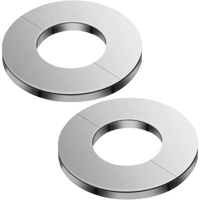 SUPERWISE 2pcs Acier Inoxydable Cache Tuyau Radiateur - Couvercles Pour Embellir Vannes Et Tuyaux - Pour Les Douches,les Tuyaux,les Robinets(argent, 42mm) - Publicité SUPERWISE 2pcs Acier Inoxydable Cache Tuyau Radiateur - Couvercles Pour Embellir Vannes Et Tuyaux - Pour Les Douches,les Tuyaux,les Robinets(argent, 42mm) - Publicité
