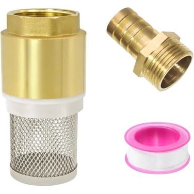 OEM 1" Vanne Non Retour Pompe, Crepine Pompe, Clapet Anti Retour 1 Pouce, Crépine Aspiration, Avec Raccord Fileté Mâle 1" Et Ruban Brut, Pour Pompe Eau, Tuyau Aspiration, Conduites Hydrauliques - Publicité OEM 1" Vanne Non Retour Pompe, Crepine Pompe, Clapet Anti Retour 1 Pouce, Crépine Aspiration, Avec Raccord Fileté Mâle 1" Et Ruban Brut, Pour Pompe Eau, Tuyau Aspiration, Conduites Hydrauliques - Publicité