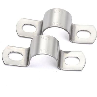 ABYSSE 10 Pcs U-collier De Serrage Tuyau Robustes Ø20 Mm, Collier De Fixation Inox - Tuyau Pour Fixation/attache Tube - Publicité ABYSSE 10 Pcs U-collier De Serrage Tuyau Robustes Ø20 Mm, Collier De Fixation Inox - Tuyau Pour Fixation/attache Tube - Publicité