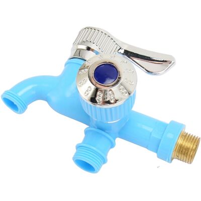 MCKENSA Robinet De Piscine Avec 1 Entrée Et 2 Sorties, Bec Séparé, Filetage Extérieur G1/2, Robinet De Salle De Bain Ergonomique Universel Pour Jardin - Publicité MCKENSA Robinet De Piscine Avec 1 Entrée Et 2 Sorties, Bec Séparé, Filetage Extérieur G1/2, Robinet De Salle De Bain Ergonomique Universel Pour Jardin - Publicité