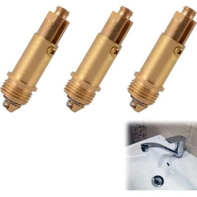 ABYSSE Lot De 3 Bouchons De Lavabo Escamotables, Remplacement Pour Lavabo, Bouchon De Vidange D'Évier, Boulons À Clic Pour Lavabo Escamotable, Adaptés À La Plupart Des Bouchons De Vidange De Lavabo De Baigno - Publicité ABYSSE Lot De 3 Bouchons De Lavabo Escamotables, Remplacement Pour Lavabo, Bouchon De Vidange D'Évier, Boulons À Clic Pour Lavabo Escamotable, Adaptés À La Plupart Des Bouchons De Vidange De Lavabo De Baigno - Publicité