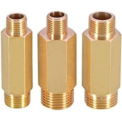 MOXIE Adaptateur Hexagonal En Laiton Pour Tuyau D'Arrosage Raccord D'Extension Réduit De Diamètre Pour Eau, Huile Et Gaz(1/4" 3/8" 1/2") - Publicité MOXIE Adaptateur Hexagonal En Laiton Pour Tuyau D'Arrosage Raccord D'Extension Réduit De Diamètre Pour Eau, Huile Et Gaz(1/4" 3/8" 1/2") - Publicité