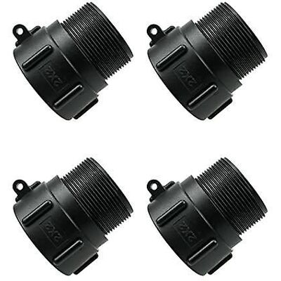 LISATR 4 Raccords Pour Conteneur Ibc Avec Joints Pour Tuyau D'Arrosage : Filetage Femelle Trapèze Grossier X Filetage Mâle Npt 2" Connecteur Pour Réservoir D'Eau De 275 Gallons. Publicité LISATR 4 Raccords Pour Conteneur Ibc Avec Joints Pour Tuyau D'Arrosage : Filetage Femelle Trapèze Grossier X Filetage Mâle Npt 2" Connecteur Pour Réservoir D'Eau De 275 Gallons. Publicité