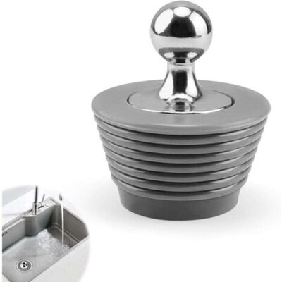 ABYSSE Bonde Baignoire, Conique Matériau En Silicone Bouchon Baignoire, Bouchon Silicone Avec Poignée En Alliage De Zinc - Publicité ABYSSE Bonde Baignoire, Conique Matériau En Silicone Bouchon Baignoire, Bouchon Silicone Avec Poignée En Alliage De Zinc - Publicité