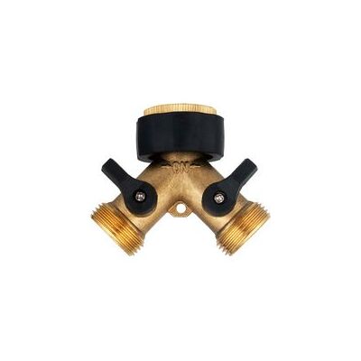 ENLENK 2-voies Y-distributeur Pour Zulaufschläuche, 3/4 Pouces Pour Connexion De 2 Appareils - Publicité ENLENK 2-voies Y-distributeur Pour Zulaufschläuche, 3/4 Pouces Pour Connexion De 2 Appareils - Publicité
