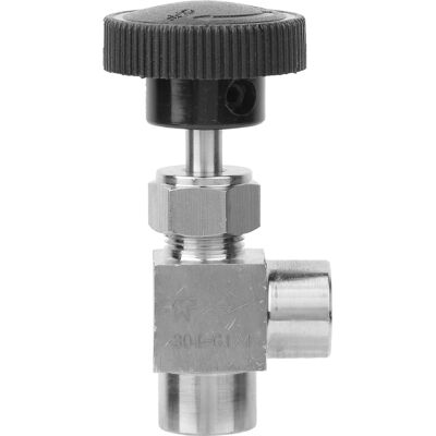NANNIGR Vanne À Aiguille À Filetage Femelle Bspp, En Acier Inoxydable 304, Type D'Angle, Arrêt Pour Eau, Gaz, Huile, Carburant 1/4 - Publicité NANNIGR Vanne À Aiguille À Filetage Femelle Bspp, En Acier Inoxydable 304, Type D'Angle, Arrêt Pour Eau, Gaz, Huile, Carburant 1/4 - Publicité