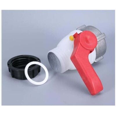 STAKMANN Vanne À Bille Dn50 Aluminium Pour Cuve Ibc 1000l Robinet Acide Alcalis Résistant Écrou Flottant - Publicité STAKMANN Vanne À Bille Dn50 Aluminium Pour Cuve Ibc 1000l Robinet Acide Alcalis Résistant Écrou Flottant - Publicité