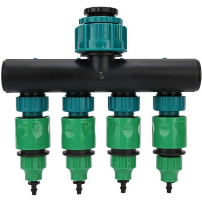YOTOWN Répartiteur Tuyau 4 Voies – Séparateur Jardin Dn20 Dn25 Fnpt – Irrigation Connecteur Rapide 1/4" - Publicité YOTOWN Répartiteur Tuyau 4 Voies – Séparateur Jardin Dn20 Dn25 Fnpt – Irrigation Connecteur Rapide 1/4" - Publicité