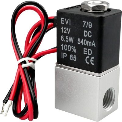 FANGMEDIA Memkey – Electrovanne Magnétique 12v Dc 1/4' – 2 Voies Normalement Fermées – Aluminium Et Laiton – Pour Air, Gaz, Liquide, Eau – Temps De Réponse 50ms - Publicité FANGMEDIA Memkey – Electrovanne Magnétique 12v Dc 1/4' – 2 Voies Normalement Fermées – Aluminium Et Laiton – Pour Air, Gaz, Liquide, Eau – Temps De Réponse 50ms - Publicité