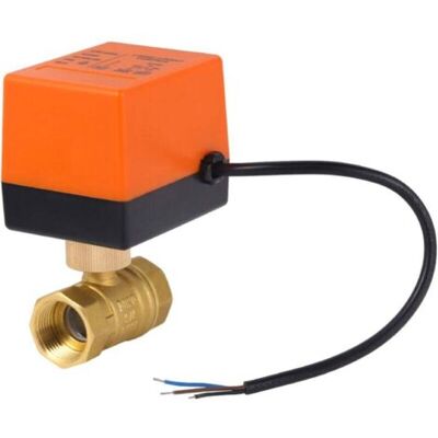 ABYSSE Kit De Vanne À Boisseau Sphérique Électrique À Trois Fils Et Deux Commandes Ac230v De Haute Qualité Adapté Au Système, Dn25 - Publicité ABYSSE Kit De Vanne À Boisseau Sphérique Électrique À Trois Fils Et Deux Commandes Ac230v De Haute Qualité Adapté Au Système, Dn25 - Publicité
