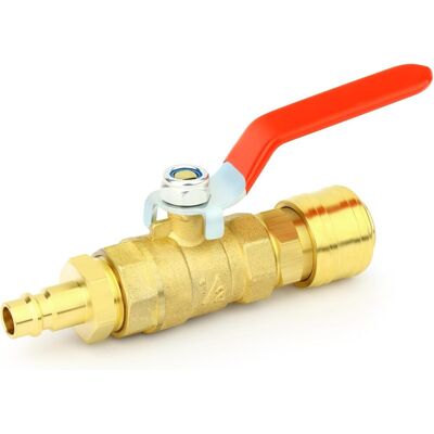 GRASSLIN 1 Kit Adaptateur Vanne Laiton 1/2" Bsp, Raccords Rapides Air Eau, Pour Camping-car Irrigation - Publicité GRASSLIN 1 Kit Adaptateur Vanne Laiton 1/2" Bsp, Raccords Rapides Air Eau, Pour Camping-car Irrigation - Publicité
