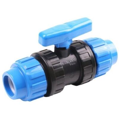 ABYSSE Robinet À Boisseau Sphérique Pour Raccords De Tuyau D'Eau 25 Mm – Vanne A Compression Pn10 De 25mm – Robinet À Bille Compatible Avec Tuyaux En Polyéthylène Pe80 Et Pe100-1 Pièce - Publicité ABYSSE Robinet À Boisseau Sphérique Pour Raccords De Tuyau D'Eau 25 Mm – Vanne A Compression Pn10 De 25mm – Robinet À Bille Compatible Avec Tuyaux En Polyéthylène Pe80 Et Pe100-1 Pièce - Publicité