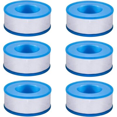 Melissa Tuyau Ptfe Eau Plombiers Téflon De Plomberie Joint Rubans D'Étanchéité Pour Tête De Tuyau De Douche 6 Rouleaux 3/4 Pouces(18m) - Publicité Melissa Tuyau Ptfe Eau Plombiers Téflon De Plomberie Joint Rubans D'Étanchéité Pour Tête De Tuyau De Douche 6 Rouleaux 3/4 Pouces(18m) - Publicité
