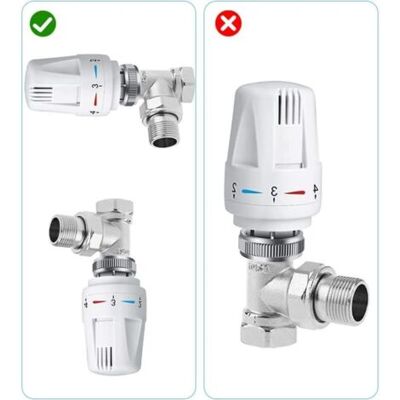 Nalookamic Lot De 4 Vanne Thermostatique Radiateur, Cjbin Tête Thermostatique Radiateur M30 X 1,5, Robinet Thermostatique Radiateur Pour La Maison Et Le Bureau, Remplacement De Thermostat De Radiateur - Publicité Nalookamic Lot De 4 Vanne Thermostatique Radiateur, Cjbin Tête Thermostatique Radiateur M30 X 1,5, Robinet Thermostatique Radiateur Pour La Maison Et Le Bureau, Remplacement De Thermostat De Radiateur - Publicité