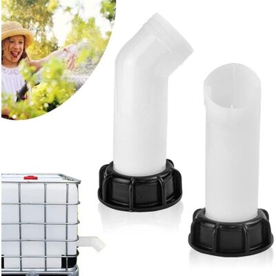Melissa 2 Pcs Buse De Réservoir D'Eau Valve Bouchon De Robinet Ibc Bec De Vidange Avec Écrou Rallonge De Tuyau De Bec Raccord De Vanne Extension Pour Raccords De Tuyaux D'Eau De 1000l Pluie Arrosage - Publicité Melissa 2 Pcs Buse De Réservoir D'Eau Valve Bouchon De Robinet Ibc Bec De Vidange Avec Écrou Rallonge De Tuyau De Bec Raccord De Vanne Extension Pour Raccords De Tuyaux D'Eau De 1000l Pluie Arrosage - Publicité