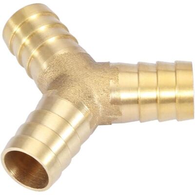 Melissa Tuyau En Laiton Barbelé, Tuyau En Laiton De Type Y À 3 Voies, Raccord Adaptateur De Raccord Barbelé Pour Tuyaux D'Eau/pétrole/gaz/air (12 Mm 1 Pièce) - Publicité Melissa Tuyau En Laiton Barbelé, Tuyau En Laiton De Type Y À 3 Voies, Raccord Adaptateur De Raccord Barbelé Pour Tuyaux D'Eau/pétrole/gaz/air (12 Mm 1 Pièce) - Publicité