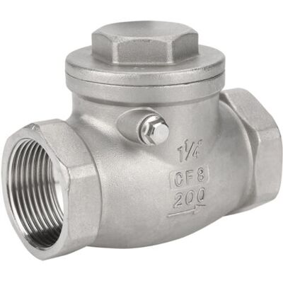 ABYSSE Clapet Anti-retour Unidirectionnel Dn32 En Acier Inoxydable, Filetage Femelle, 200 Psi, Pour Eau, Huile Et Gaz - Publicité ABYSSE Clapet Anti-retour Unidirectionnel Dn32 En Acier Inoxydable, Filetage Femelle, 200 Psi, Pour Eau, Huile Et Gaz - Publicité