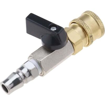 Scotch Raccord Rapide Pour Air Comprimé, Vanne À Boisseau Sphérique Pneumatique, Vanne De Dosage, Vanne D'Arrêt 1/4" Avec Raccord Fileté Mâle 1/4" Et Manchon De Raccordement 1/4". Publicité Scotch Raccord Rapide Pour Air Comprimé, Vanne À Boisseau Sphérique Pneumatique, Vanne De Dosage, Vanne D'Arrêt 1/4" Avec Raccord Fileté Mâle 1/4" Et Manchon De Raccordement 1/4". Publicité
