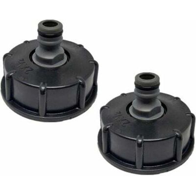 Scotch 2 Pièces Ibc Bouchon De Réservoir,s60x6 Ibc Raccord/bouchon Mamelon,1/2" Diamètre De Sortie,diamètre D'Entrée 60 Mm Pour Vanne De Tonne Ibc - Noir - Publicité Scotch 2 Pièces Ibc Bouchon De Réservoir,s60x6 Ibc Raccord/bouchon Mamelon,1/2" Diamètre De Sortie,diamètre D'Entrée 60 Mm Pour Vanne De Tonne Ibc - Noir - Publicité