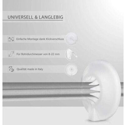 ENLENK Lot De 8 Rosaces Pour Radiateur,cache-tuyau,rosace À Clapet En Plastique Pour Diamètres De 8 À 22 Mm,montage Ultrarapide - Publicité ENLENK Lot De 8 Rosaces Pour Radiateur,cache-tuyau,rosace À Clapet En Plastique Pour Diamètres De 8 À 22 Mm,montage Ultrarapide - Publicité