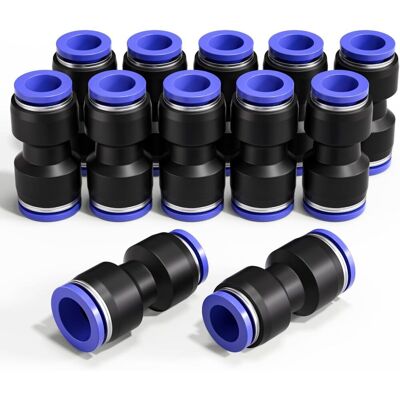 GRASSLIN 12 Raccord Réducteur, Diamètre 6mm À 8mm, Push Adapter, Pneumatique, Pour Machine Automatique - Publicité GRASSLIN 12 Raccord Réducteur, Diamètre 6mm À 8mm, Push Adapter, Pneumatique, Pour Machine Automatique - Publicité