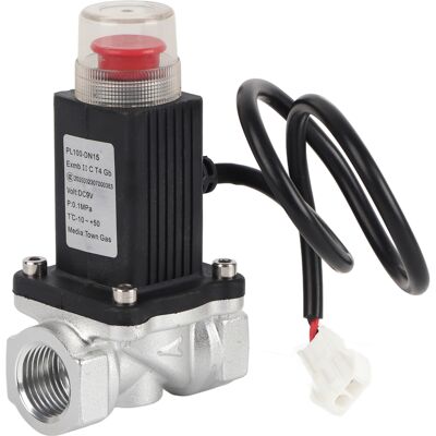 SJLERST Électrovanne Électrique 12v, Interrupteur De Gaz Pour Pipeline, Fonte D'Aluminium Pour Usine Domestique - Publicité SJLERST Électrovanne Électrique 12v, Interrupteur De Gaz Pour Pipeline, Fonte D'Aluminium Pour Usine Domestique - Publicité