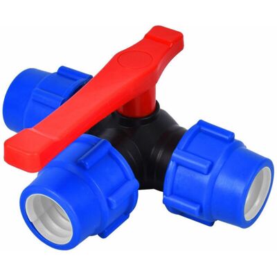 Scotch Vanne D'Arrêt À Boisseau Sphérique, Vanne À Boisseau Sphérique À Trois Voies À Connexion Rapide De 25 Mm, Tuyau Pvc-pe, Interrupteur Rapide, Connecteur En T (taille : 25 Mm) - Publicité Scotch Vanne D'Arrêt À Boisseau Sphérique, Vanne À Boisseau Sphérique À Trois Voies À Connexion Rapide De 25 Mm, Tuyau Pvc-pe, Interrupteur Rapide, Connecteur En T (taille : 25 Mm) - Publicité