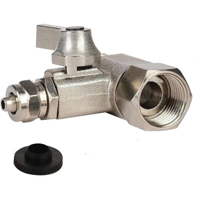 AIAILIKILL Adaptateur De Raccordement D'Eau 3/8 X 1/4 En T Avec Vanne D'Arrêt Laiton Pour 2 Appareils Tuyau D'Arrosage Robinet Installation Facile Durable Inoxydable - - Publicité AIAILIKILL Adaptateur De Raccordement D'Eau 3/8 X 1/4 En T Avec Vanne D'Arrêt Laiton Pour 2 Appareils Tuyau D'Arrosage Robinet Installation Facile Durable Inoxydable - - Publicité