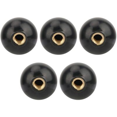 MOXIE Vikye Bouton De Boule Filetée, 5pcs M10x35 Boule De Manette Ronde En Noir En Bakélite Avec Bouton De Levier Pour Opération De La Machine, Poignées De Rechange - Publicité MOXIE Vikye Bouton De Boule Filetée, 5pcs M10x35 Boule De Manette Ronde En Noir En Bakélite Avec Bouton De Levier Pour Opération De La Machine, Poignées De Rechange - Publicité