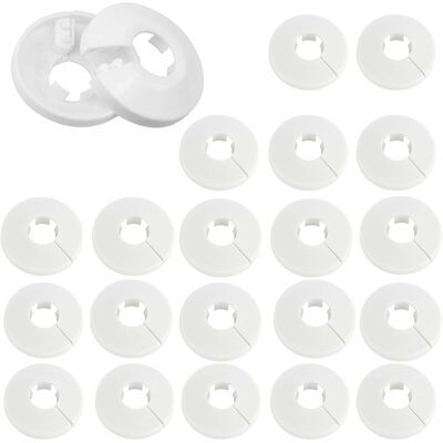 OEM 30 Pcs Cache-tuyau,colliers De Pipe Couvercles De Tuyaux De Radiateur En Plastique Pour Tuyau, Rosaces De Recouvrement Pour Cacher Les Tuyaux De Radiateurs(blanc)-dou - Publicité OEM 30 Pcs Cache-tuyau,colliers De Pipe Couvercles De Tuyaux De Radiateur En Plastique Pour Tuyau, Rosaces De Recouvrement Pour Cacher Les Tuyaux De Radiateurs(blanc)-dou - Publicité
