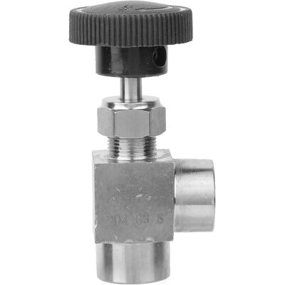 WEYTOLL Vanne À Aiguille À Filetage Femelle Bspp En Acier Inoxydable 304, Type À Angle, Pour Eau, Gaz, Fioul Et Carburant 3/8 - Publicité WEYTOLL Vanne À Aiguille À Filetage Femelle Bspp En Acier Inoxydable 304, Type À Angle, Pour Eau, Gaz, Fioul Et Carburant 3/8 - Publicité
