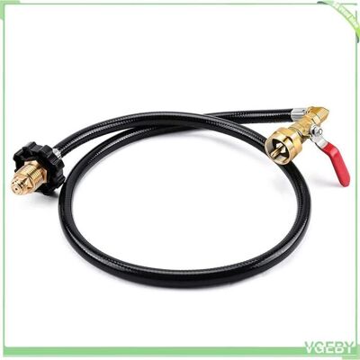 OEM Tuyau Adaptateur Propane - Fafeicy - Extension 100 Cm - Vanne Marche/arrêt - 350 Psi - Caoutchouc/cuivre - Publicité OEM Tuyau Adaptateur Propane - Fafeicy - Extension 100 Cm - Vanne Marche/arrêt - 350 Psi - Caoutchouc/cuivre - Publicité