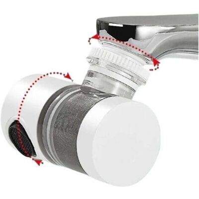 ABYSSE Filtre De Robinet 360°- Filtration Haute Efficacité, Extension Universelle Rotative Anti-calcaire Filtre De Purification D'Eau Pour Robinet Pour Cuisine Et Salle De Bain - Publicité ABYSSE Filtre De Robinet 360°- Filtration Haute Efficacité, Extension Universelle Rotative Anti-calcaire Filtre De Purification D'Eau Pour Robinet Pour Cuisine Et Salle De Bain - Publicité