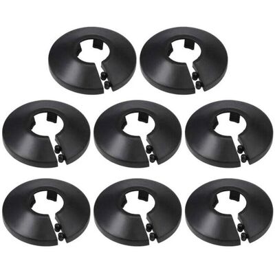 OEM 16mm Couverture De Tuyau Décoration Pp Rosace De Radiateur Couverture De Mur De Tuyau D'Eau Noir 8 Pcs - Publicité OEM 16mm Couverture De Tuyau Décoration Pp Rosace De Radiateur Couverture De Mur De Tuyau D'Eau Noir 8 Pcs - Publicité