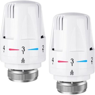 NO BRAND Pair - Kit De 2 Radiateurs Thermostatiques, Radiateur Thermostatique, Raccord M30 X 1,5, Compatible Avec Les Thermostats Intelligents Et Les Systèmes De Chauffage Central. Publicité NO BRAND Pair - Kit De 2 Radiateurs Thermostatiques, Radiateur Thermostatique, Raccord M30 X 1,5, Compatible Avec Les Thermostats Intelligents Et Les Systèmes De Chauffage Central. Publicité