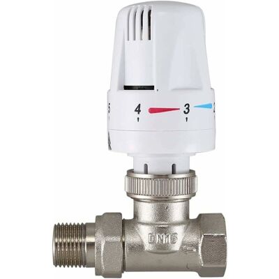 OEM Vanne De Radiateur Thermostatique En Laiton De 1/2" - Type Droite Dn15 - Contrôle Automatique De La Température - Chauffage Au Sol(dn15) - Publicité OEM Vanne De Radiateur Thermostatique En Laiton De 1/2" - Type Droite Dn15 - Contrôle Automatique De La Température - Chauffage Au Sol(dn15) - Publicité