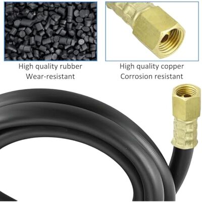 OEM Argon Tuyau De Gaz Inerte Azote Comprimé Tuyau, Adaptateur Régulateur Pour Tig Mig Mag Postes De Soudage Écrou-raccord 1/4" (2 M) Pistolet De Soudage Tuyau De Raccordement Pièces De Rechange - Publicité OEM Argon Tuyau De Gaz Inerte Azote Comprimé Tuyau, Adaptateur Régulateur Pour Tig Mig Mag Postes De Soudage Écrou-raccord 1/4" (2 M) Pistolet De Soudage Tuyau De Raccordement Pièces De Rechange - Publicité