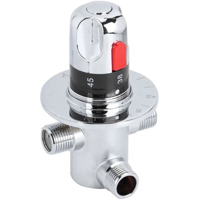 MCKENSA 1 Vanne Thermostatique En Laiton Pour Mélange Eau Chaude/eau Froide, Destinée À Un Chauffe-eau Domestique. Publicité MCKENSA 1 Vanne Thermostatique En Laiton Pour Mélange Eau Chaude/eau Froide, Destinée À Un Chauffe-eau Domestique. Publicité