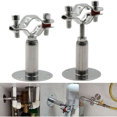 ABYSSE Collier De Fixation Murale En Acier Inoxydable 304 – Réglable 50-100mm Pour Tuyaux 25-27mm – 3 Trous De Vis – Lot De 2 Pièces - Publicité ABYSSE Collier De Fixation Murale En Acier Inoxydable 304 – Réglable 50-100mm Pour Tuyaux 25-27mm – 3 Trous De Vis – Lot De 2 Pièces - Publicité
