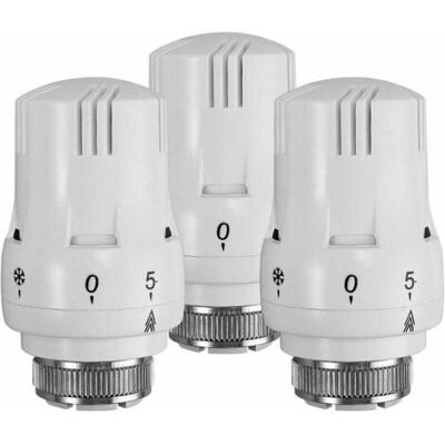 ABYSSE Tête De Radiateur Thermostatique 3 Pièces Tête De Thermostat De Radiateur Trv M 30 X 1,5 Tête De Remplacement De La Vanne De Radiateur Thermostatique Vanne De Radiateur Système De Chauffage Contrôle D - Publicité ABYSSE Tête De Radiateur Thermostatique 3 Pièces Tête De Thermostat De Radiateur Trv M 30 X 1,5 Tête De Remplacement De La Vanne De Radiateur Thermostatique Vanne De Radiateur Système De Chauffage Contrôle D - Publicité