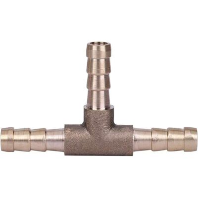 MOXIE Sjlerst Raccord En Laiton De Tuyau De Carburant De Manière À 3 Voies En T Pour Tuyau De Gaz À Air Comprimé(6mm) - Publicité MOXIE Sjlerst Raccord En Laiton De Tuyau De Carburant De Manière À 3 Voies En T Pour Tuyau De Gaz À Air Comprimé(6mm) - Publicité