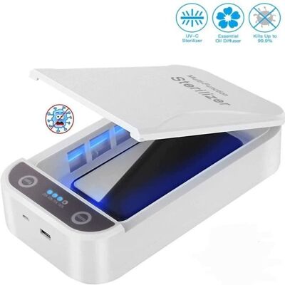Cellfast Stérilisateur Portable Uv Pour Téléphone Avec Fonction D'Aromathérapie - Yosicl - Publicité Cellfast Stérilisateur Portable Uv Pour Téléphone Avec Fonction D'Aromathérapie - Yosicl - Publicité