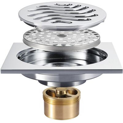 OEM Siphon De Sol Pour Salle De Bain, Siphon De Sol Et Siphon De Sol Pour Douche, Siphon De Sol Drainant - Siphon De Sol Anti-odeurs Et Anti-insectes 10×10cm - Publicité OEM Siphon De Sol Pour Salle De Bain, Siphon De Sol Et Siphon De Sol Pour Douche, Siphon De Sol Drainant - Siphon De Sol Anti-odeurs Et Anti-insectes 10×10cm - Publicité