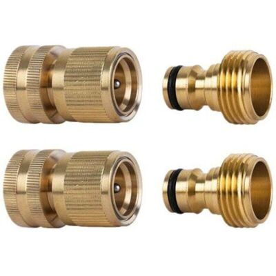 ABYSSE 2 Ensembles De Raccord Tuyau D'Arrosage Laiton 12 Mm,adaptateur Robinet Tuyau Arrosage Pour Jardin, Cuisine, Extérieur - Publicité ABYSSE 2 Ensembles De Raccord Tuyau D'Arrosage Laiton 12 Mm,adaptateur Robinet Tuyau Arrosage Pour Jardin, Cuisine, Extérieur - Publicité