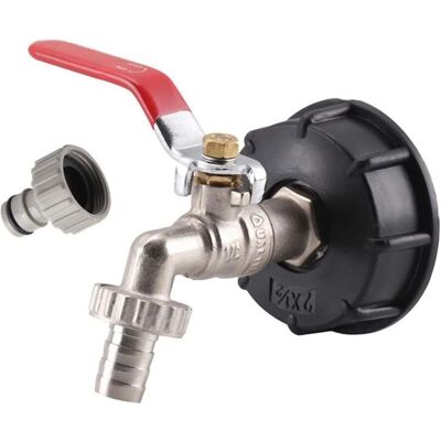 MOXIE Adaptateur Ibc 1000l Adaptateur De Réservoir Ibc Adaptateur De Réservoir S60x6 Robinet De Jardin En Laiton 1.27cm Raccord De Tuyau De Mazout - Publicité MOXIE Adaptateur Ibc 1000l Adaptateur De Réservoir Ibc Adaptateur De Réservoir S60x6 Robinet De Jardin En Laiton 1.27cm Raccord De Tuyau De Mazout - Publicité