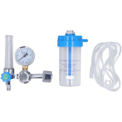 WEYTOLL Régulateur De Pression D'Oxygène Y008, Type Bouée, Inhalateur, Débitmètre, Absorbeur Avec Vis D'Entrée Bsp De 5/8 Pouces - Publicité WEYTOLL Régulateur De Pression D'Oxygène Y008, Type Bouée, Inhalateur, Débitmètre, Absorbeur Avec Vis D'Entrée Bsp De 5/8 Pouces - Publicité