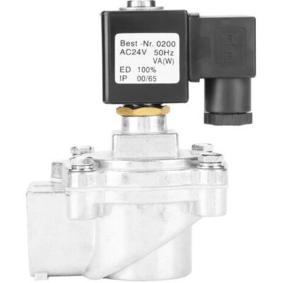 ZVD Électrovanne À Impulsion Électromagnétique À Angle Droit G1" 2 Voies Dmf-z-25 Dc 24 V - Publicité ZVD Électrovanne À Impulsion Électromagnétique À Angle Droit G1" 2 Voies Dmf-z-25 Dc 24 V - Publicité