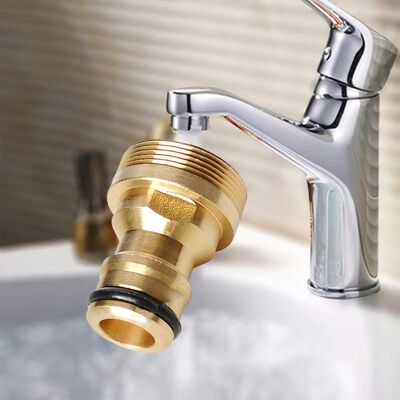 AQUAFORGE Raccord De Robinet De Cuisine Et De Salle De Bain, Raccord Rapide Universel En Laiton, Adaptateurs Pour Tuyau D'Arrosage Et Outils D'Irrigation - Publicité AQUAFORGE Raccord De Robinet De Cuisine Et De Salle De Bain, Raccord Rapide Universel En Laiton, Adaptateurs Pour Tuyau D'Arrosage Et Outils D'Irrigation - Publicité