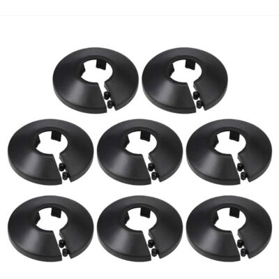 OEM 16mm Couverture De Tuyau Décoration Pp Rosace De Radiateur Couverture De Mur De Tuyau D'Eau Noir 8 Pcs - Publicité OEM 16mm Couverture De Tuyau Décoration Pp Rosace De Radiateur Couverture De Mur De Tuyau D'Eau Noir 8 Pcs - Publicité